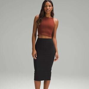 lululemon athletica Black Midi Skirt
